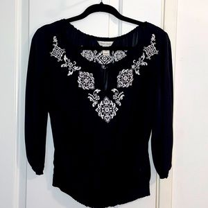 Silk Embroidered Blouse